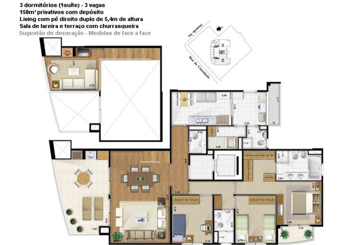 Apartamento à venda com 3 quartos, 151m² - Foto 7