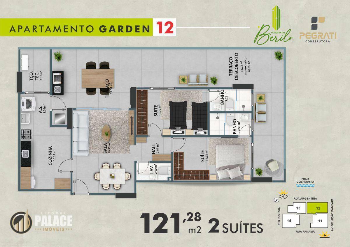 Apartamento à venda com 2 quartos, 121m² - Foto 37