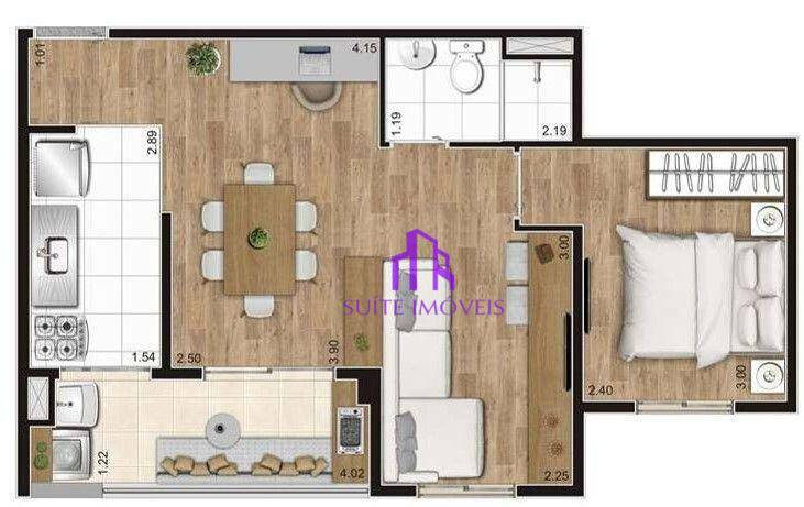 Apartamento à venda com 2 quartos, 45m² - Foto 18