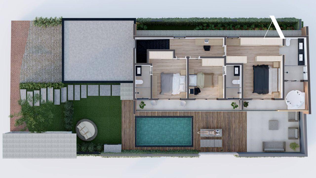 Casa de Condomínio, 3 quartos - Foto 4