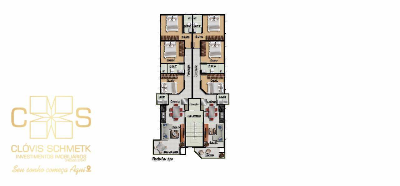 Apartamento à venda com 3 quartos, 130m² - Foto 9