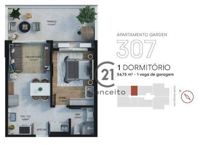 Kitnet e Studio à venda com 1 quarto, 40m² - Foto 52