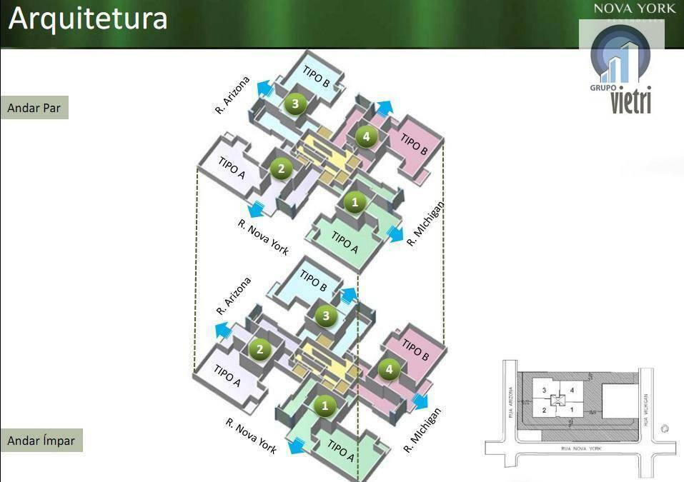 Apartamento à venda com 4 quartos - Foto 1