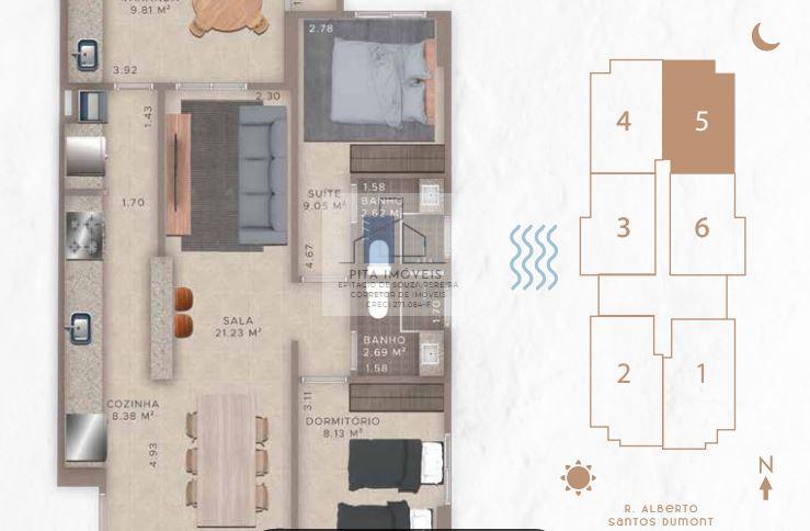 Apartamento à venda com 2 quartos, 75m² - Foto 26