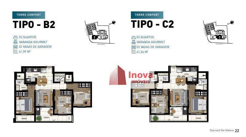 Apartamento à venda com 3 quartos, 86m² - Foto 7