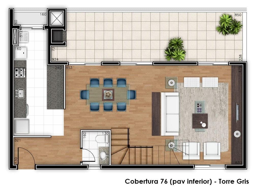 Cobertura à venda com 3 quartos, 130m² - Foto 48