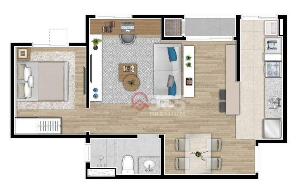 Apartamento à venda com 2 quartos, 44m² - Foto 30