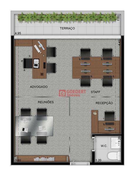 Conjunto Comercial-Sala para alugar, 36m² - Foto 24