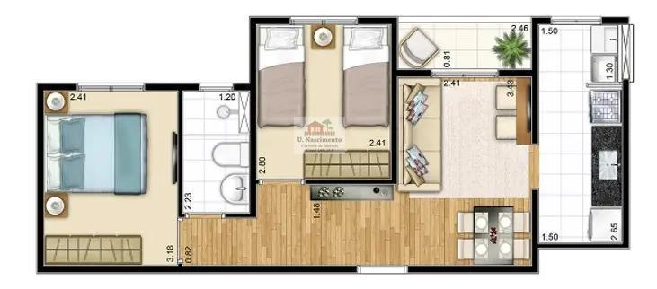 Apartamento à venda com 2 quartos, 44m² - Foto 16