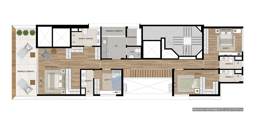 Apartamento à venda com 4 quartos, 347m² - Foto 9