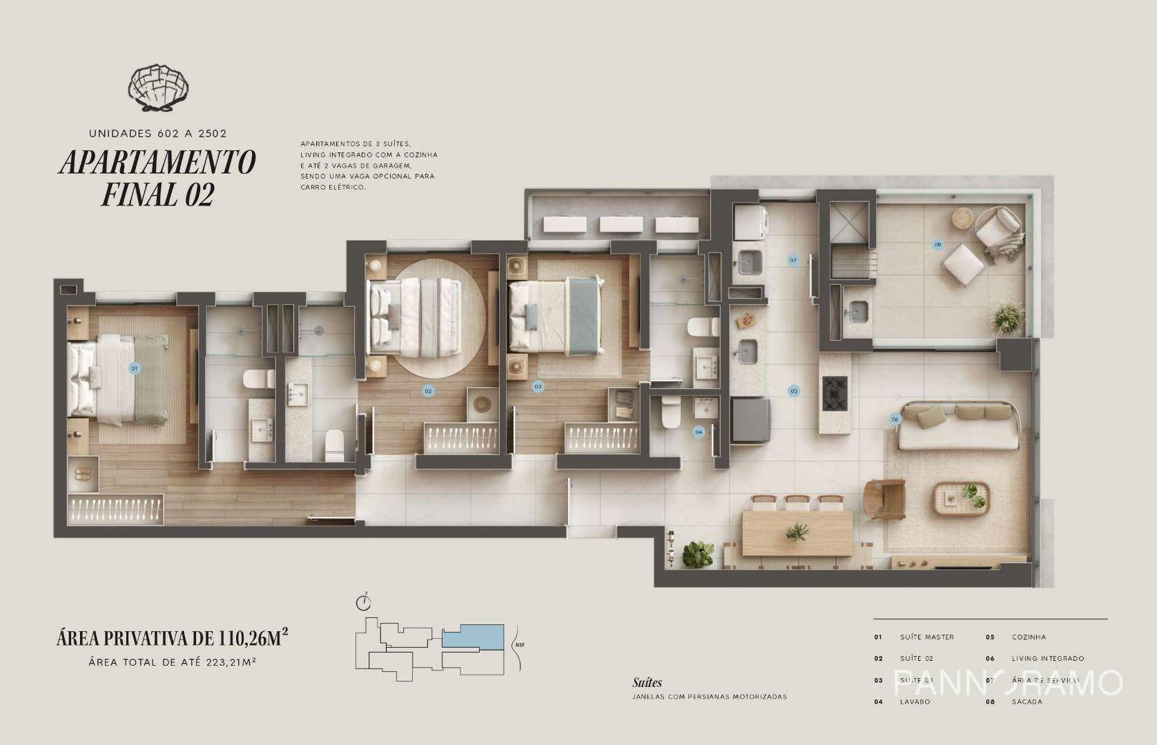 Apartamento à venda com 2 quartos, 134m² - Foto 27