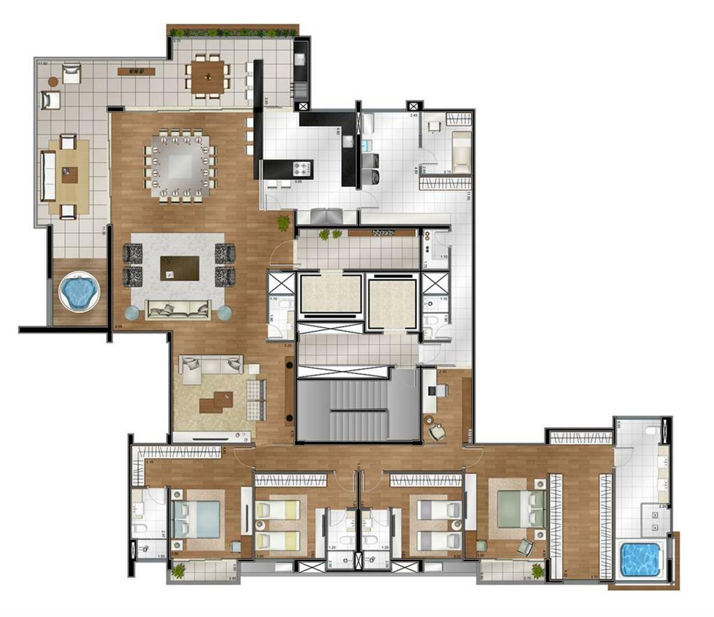 Apartamento à venda com 4 quartos, 360m² - Foto 5