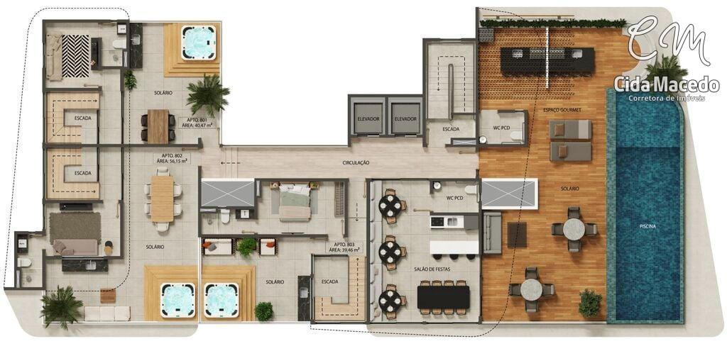 Cobertura à venda com 3 quartos, 93m² - Foto 22