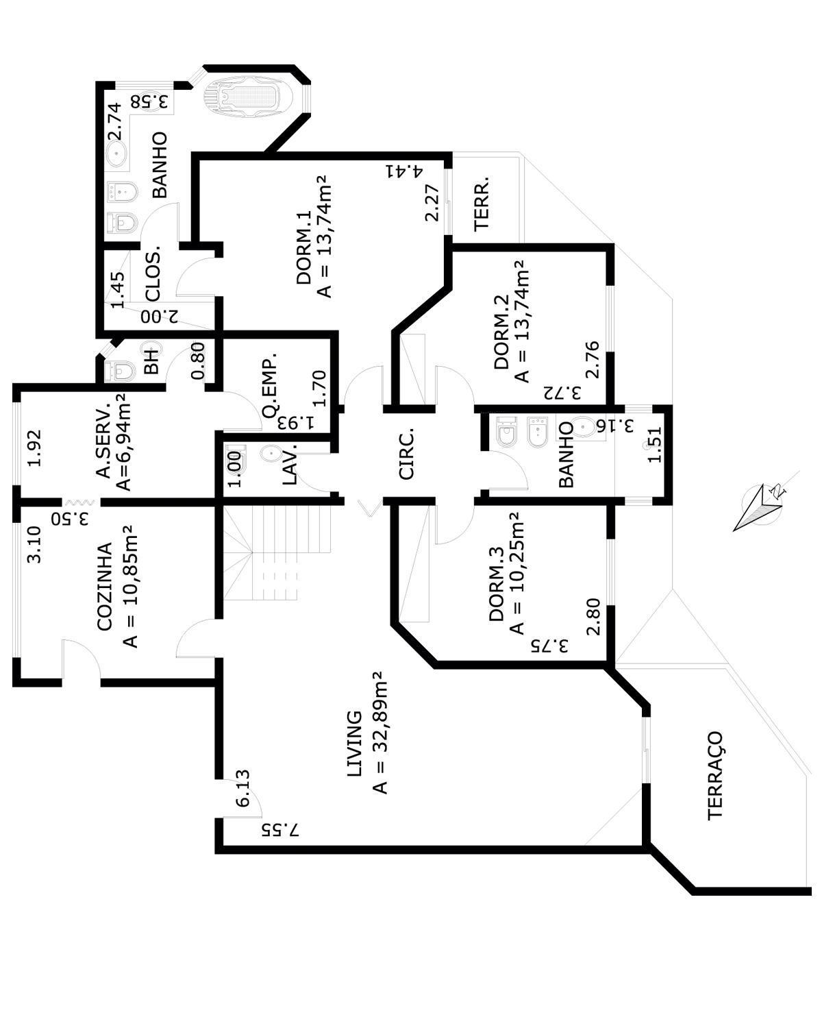 Apartamento à venda com 3 quartos, 156m² - Foto 7