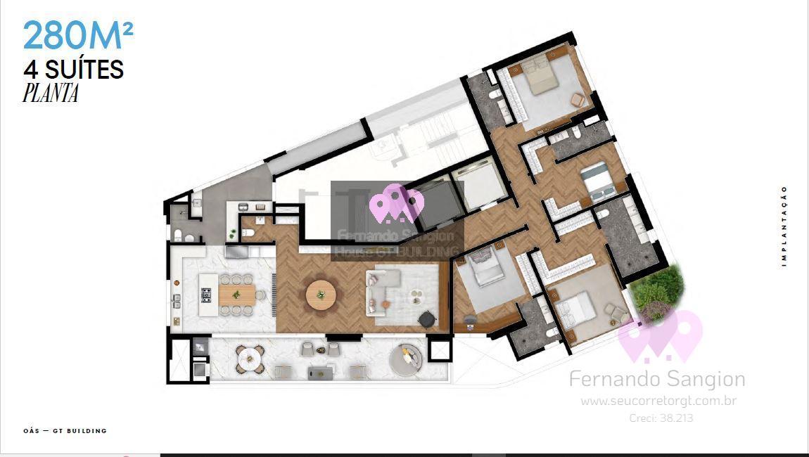 Apartamento à venda com 4 quartos, 282m² - Foto 14