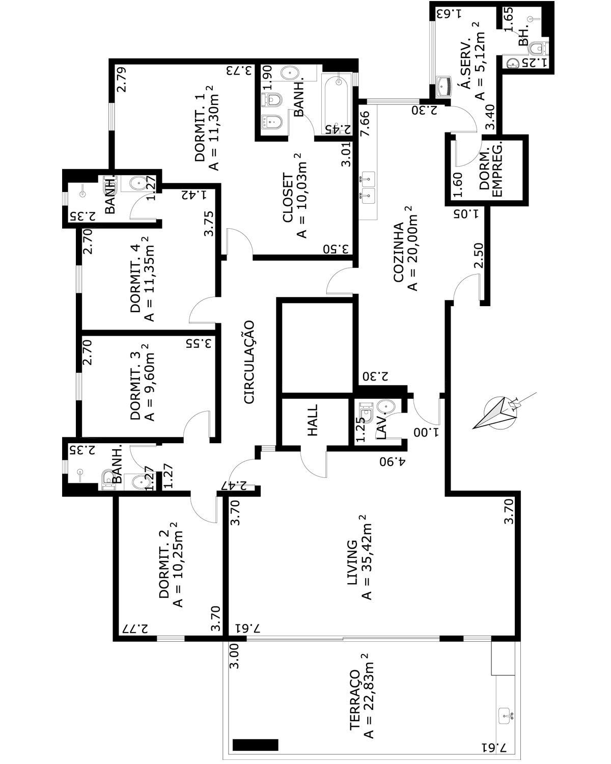 Apartamento à venda com 4 quartos, 292m² - Foto 16