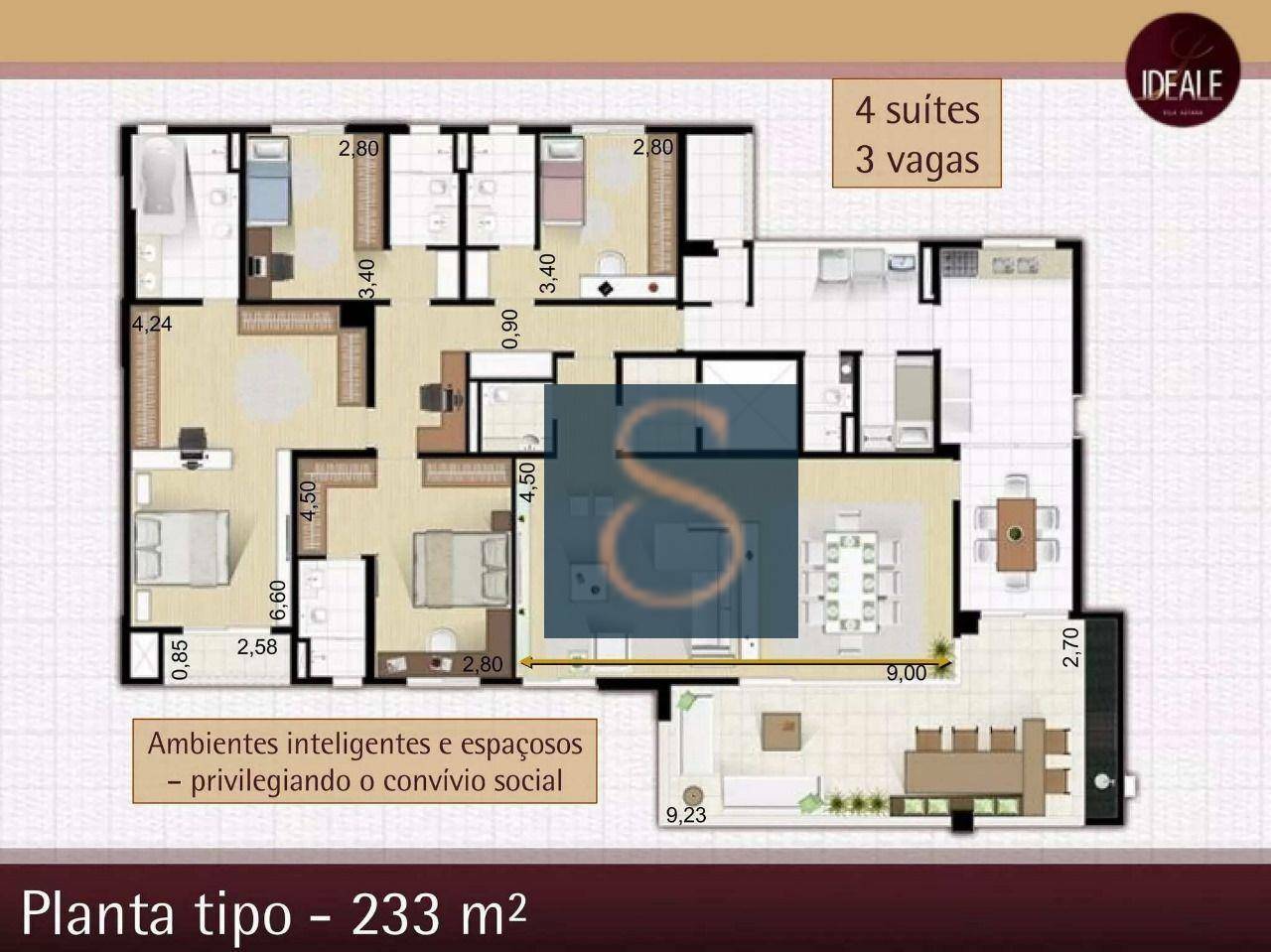 Apartamento à venda com 4 quartos, 233m² - Foto 32