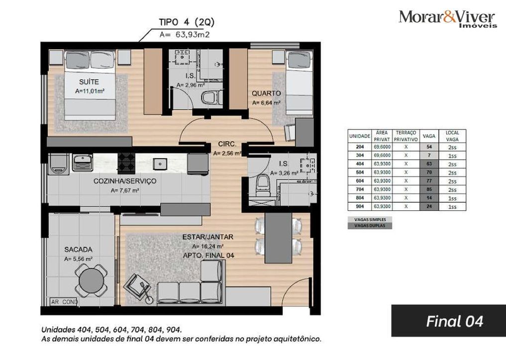 Apartamento à venda com 2 quartos, 67m² - Foto 32