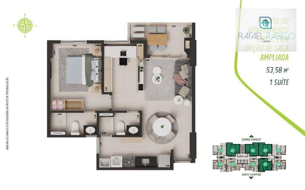 Apartamento à venda com 2 quartos, 53m² - Foto 57