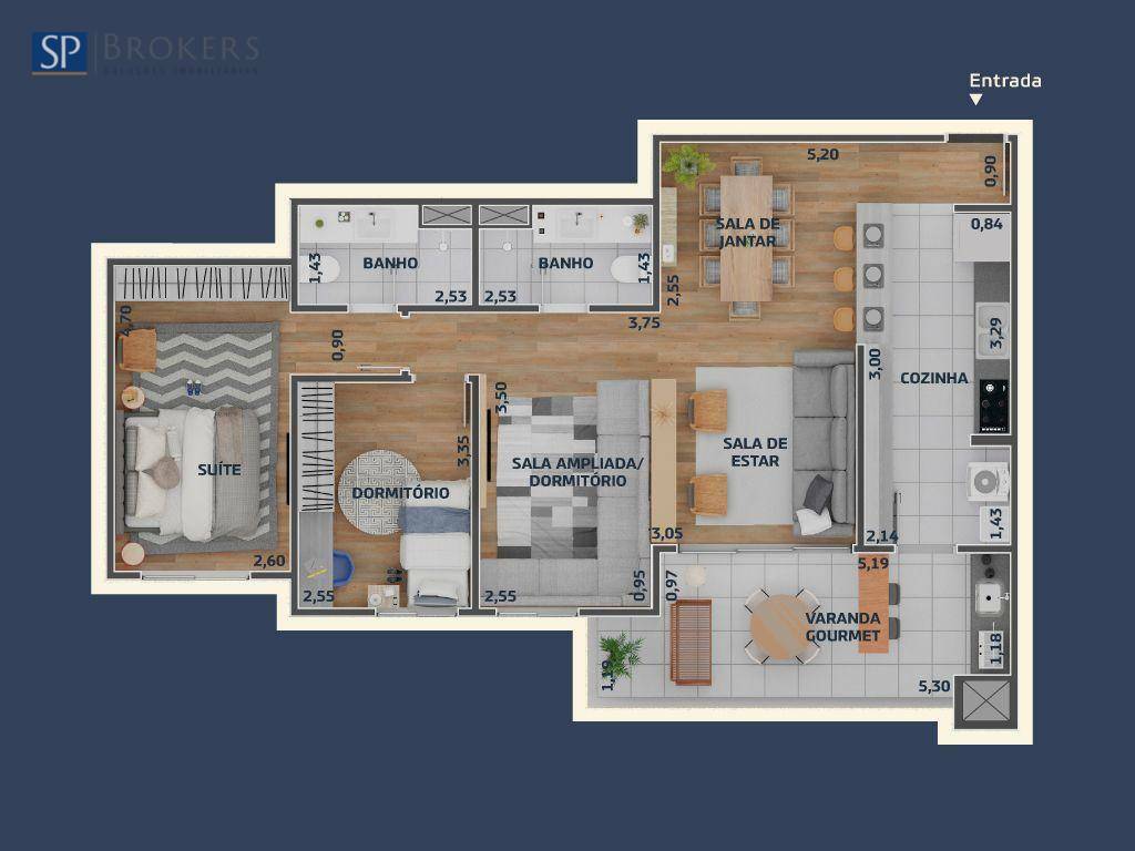 Apartamento à venda com 3 quartos, 95m² - Foto 9