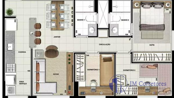 Apartamento à venda com 3 quartos, 66m² - Foto 25