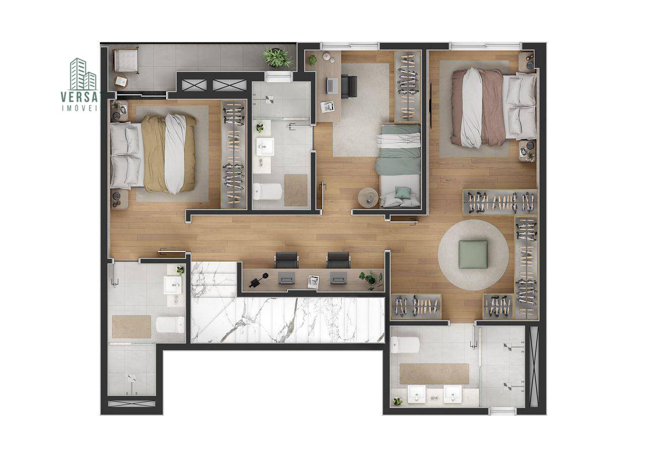 Apartamento à venda com 2 quartos, 67m² - Foto 43