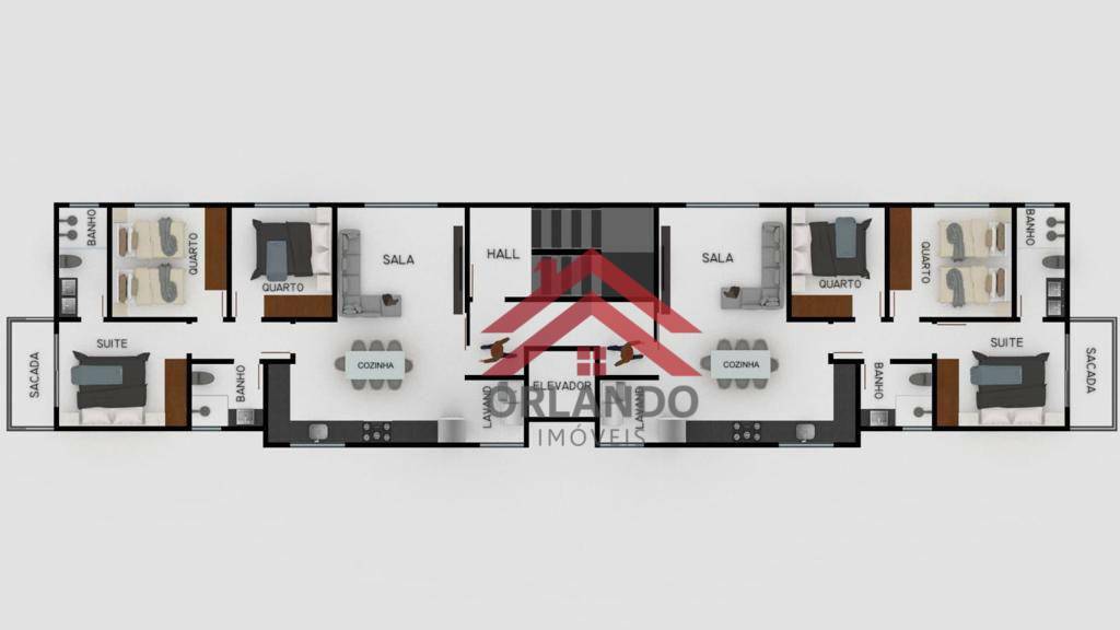 Apartamento à venda com 3 quartos, 82m² - Foto 2