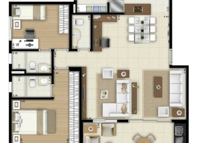 Apartamento à venda com 3 quartos, 72m² - Foto 8