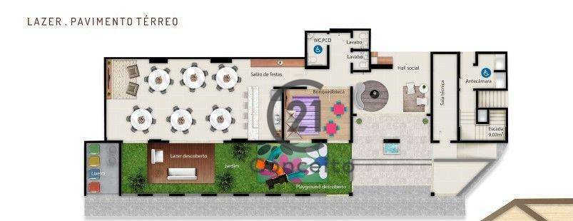 Apartamento à venda com 2 quartos, 79m² - Foto 4