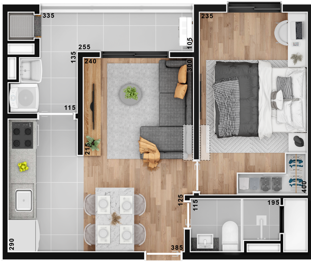 Apartamento à venda com 3 quartos, 64m² - Foto 47