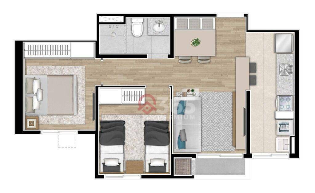 Apartamento à venda com 2 quartos, 44m² - Foto 31