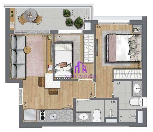 Apartamento à venda com 2 quartos, 37m² - Foto 32