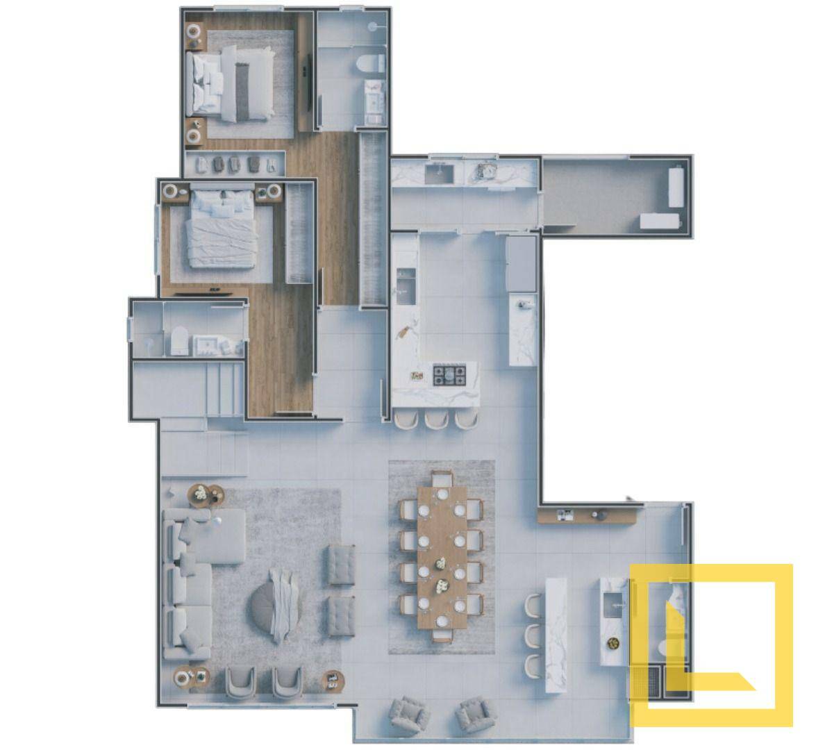 Apartamento à venda com 5 quartos, 238m² - Foto 11