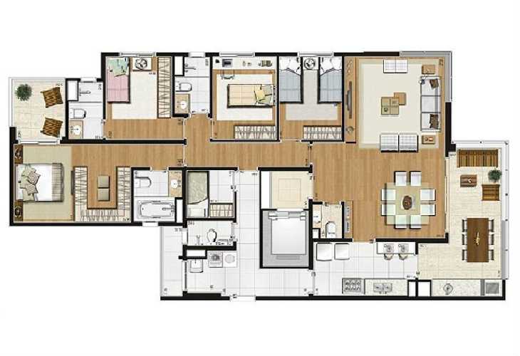 Apartamento à venda com 4 quartos, 165m² - Foto 2