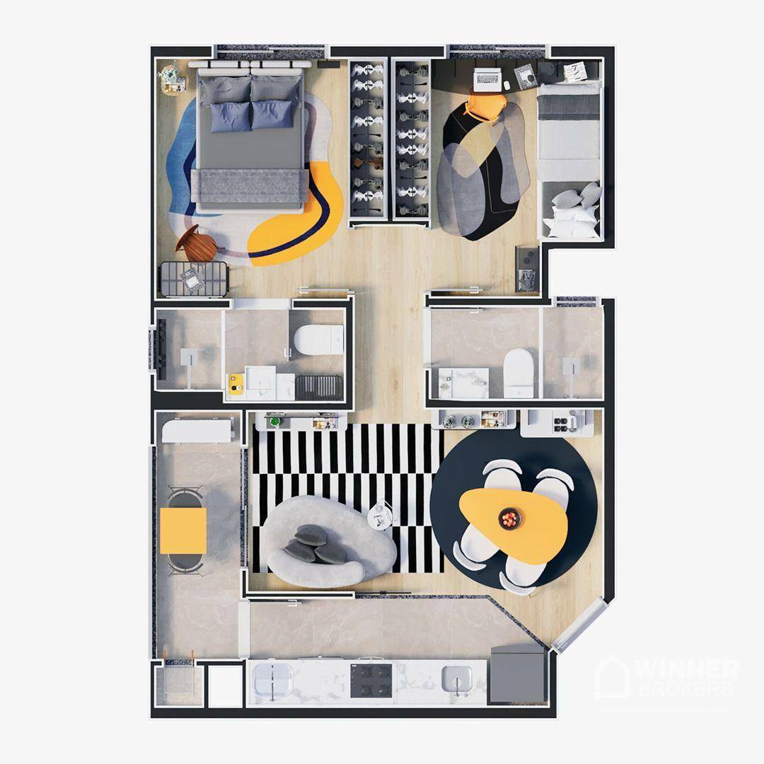 Apartamento à venda com 2 quartos, 52m² - Foto 20