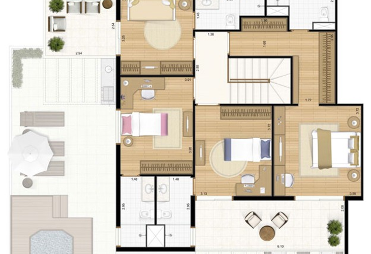 Apartamento à venda com 4 quartos, 154m² - Foto 5