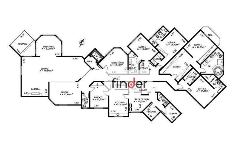 Apartamento à venda com 4 quartos, 352m² - Foto 34