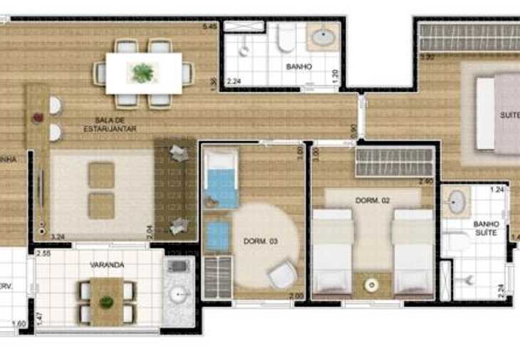 Apartamento à venda com 3 quartos, 132m² - Foto 9