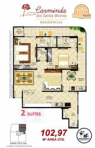 Apartamento à venda com 2 quartos, 108m² - Foto 33