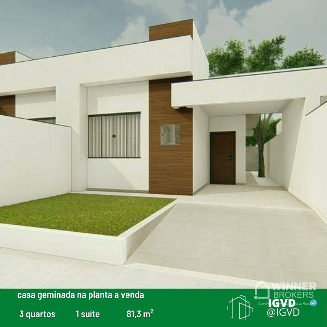 Casa, 3 quartos, 81 m² - Foto 1