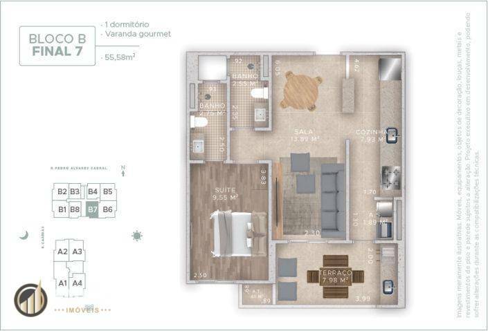 Apartamento à venda com 2 quartos, 91m² - Foto 59