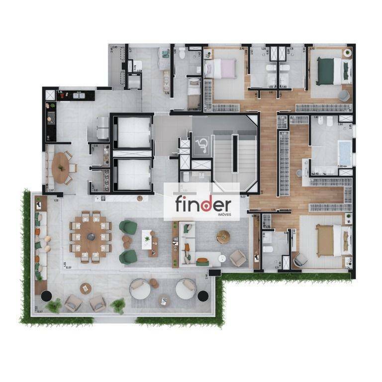 Apartamento à venda com 4 quartos, 276m² - Foto 32