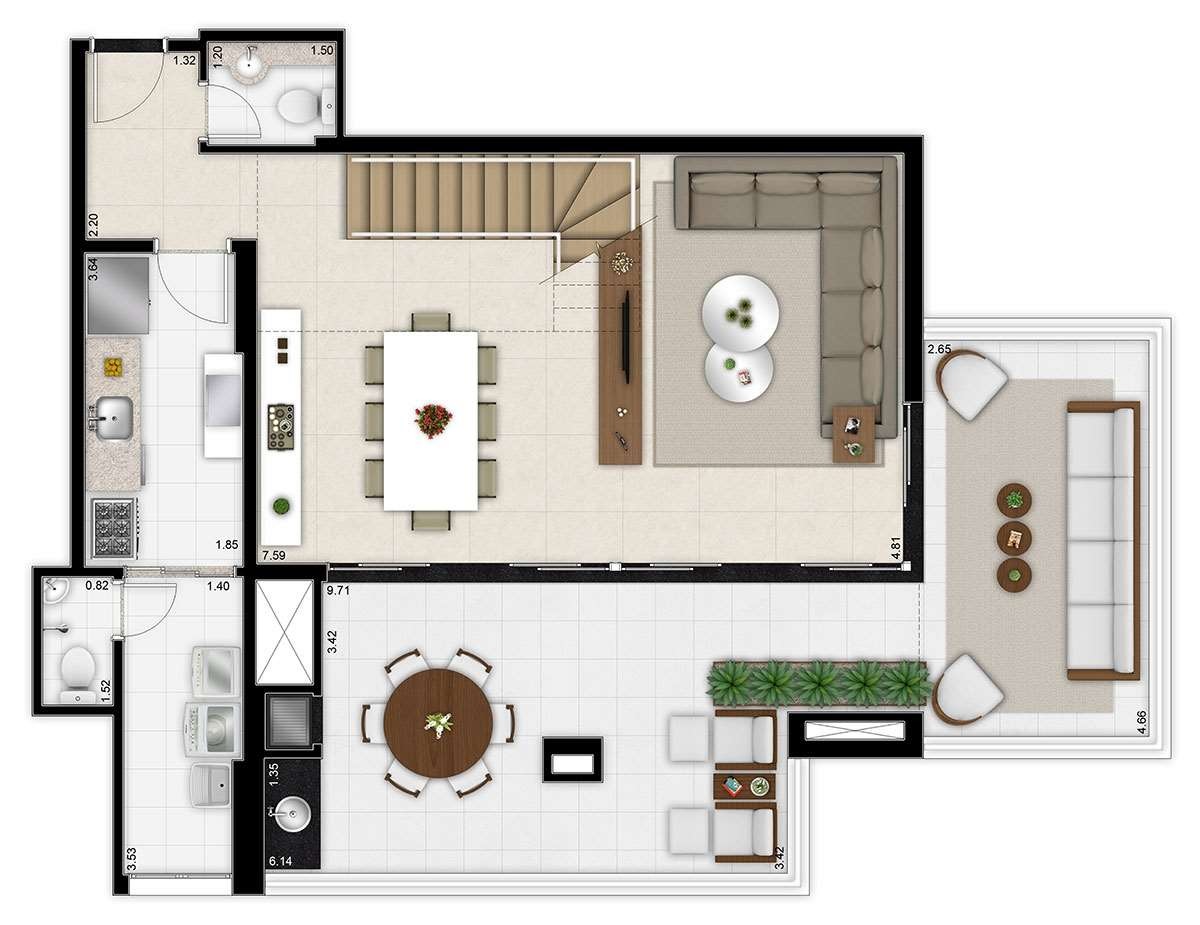 Apartamento à venda com 3 quartos, 176m² - Foto 10