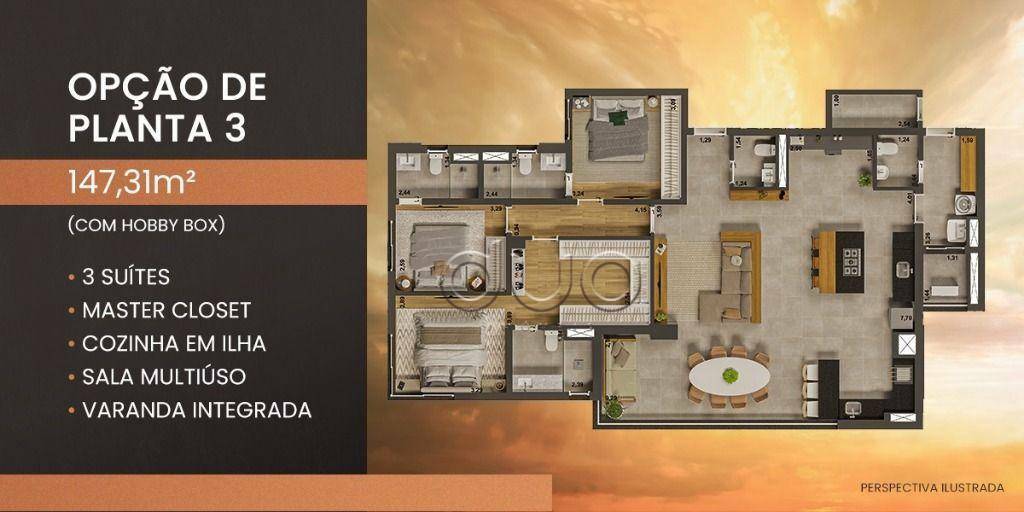 Apartamento à venda com 4 quartos, 147m² - Foto 36