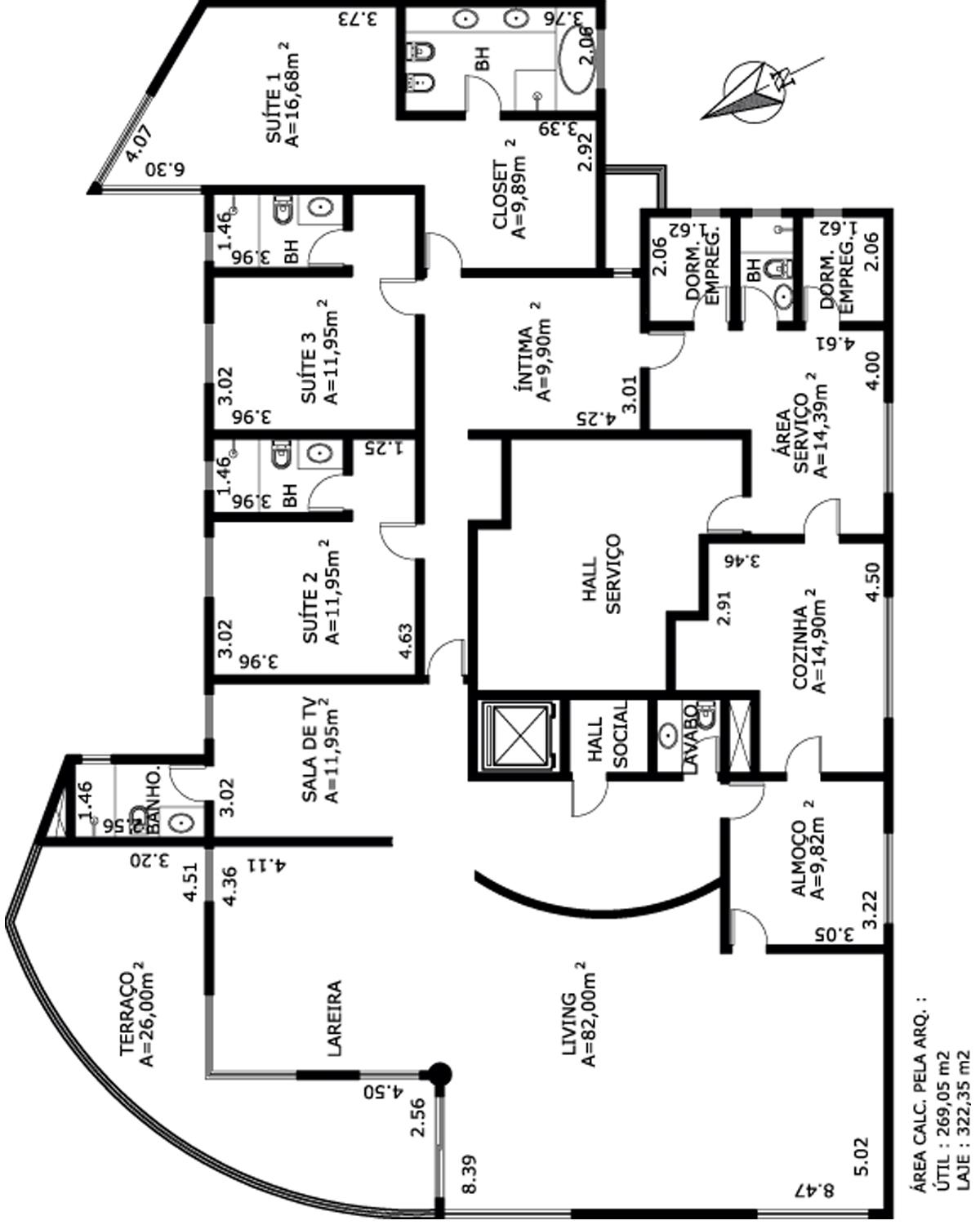 Apartamento à venda com 4 quartos, 270m² - Foto 11