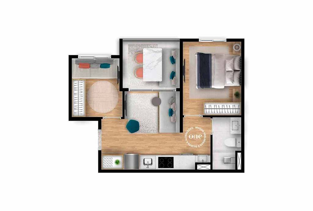 Apartamento à venda com 2 quartos, 37m² - Foto 4