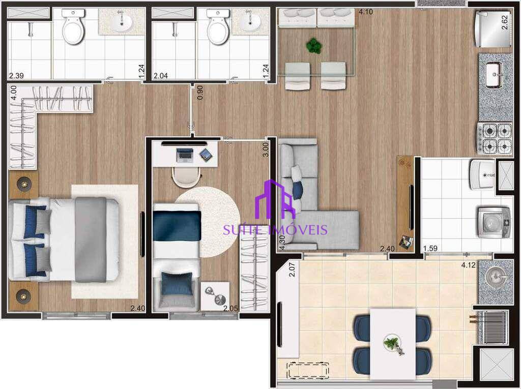 Apartamento à venda com 2 quartos, 56m² - Foto 17