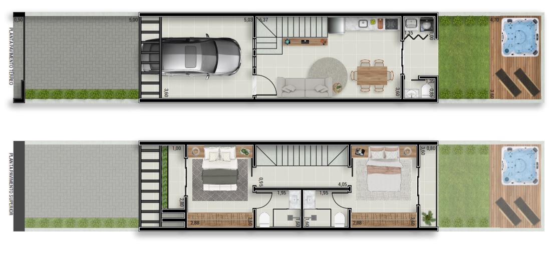 Casa, 2 quartos, 91 m² - Foto 2