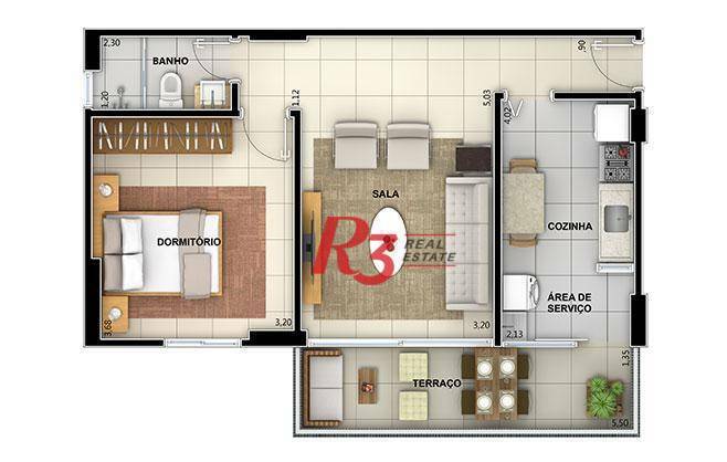 Apartamento à venda com 1 quarto, 57m² - Foto 23