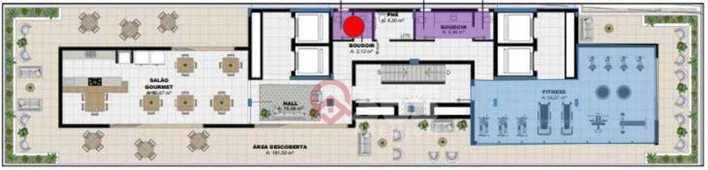 Apartamento à venda com 1 quarto, 62m² - Foto 26